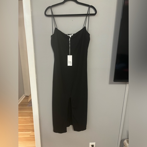 Reformation Pavia Knit Sleeveless Midi-Dress in Black Size Large NWT - Picture 7 of 12